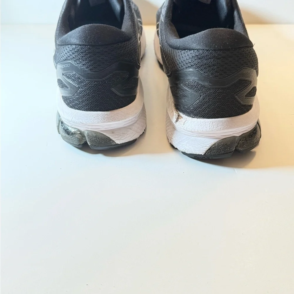 ASICS Men's GT-1000 10 Running Shoes Black/White Size 12 US
